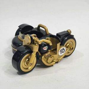 RARE GOLD RYAN'S WORLD Pullback Motorcycle w side car Bonkers 2018